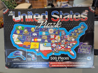 A Broader View The United States Puzzle - obrázek puzzlí