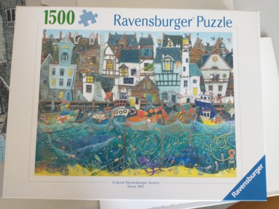 Ravensburger Habour of Wonders: a Bustling Fantasy Port - puzzle image