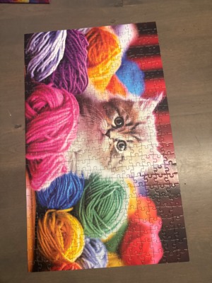 Cra-Z-Art Kitten in the Yarn - obrázek puzzlí