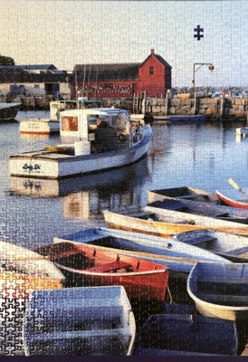 Kodak Fishing Boats at Rockport Harbor - obrázek puzzlí