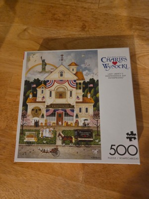 Charles Wysocki's Americana Lady Liberty's Independence Day Enterprising - obrázek puzzlí