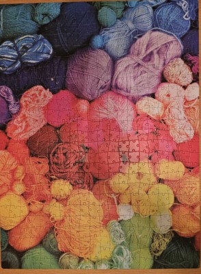 Big Ben Rainbow yarn - Puzzlebild