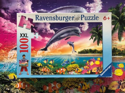 Ravensburger Jumping Dolphins - puzzle image