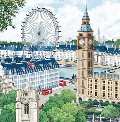 Yuzawaya WORLD TRAVELLER UNITED KINGDOM - imagen del puzzle