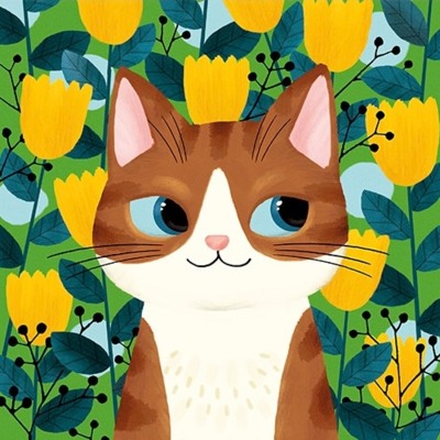 Yuzawaya CAT GARDEN / GINGER CAT - image du puzzle