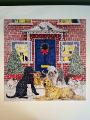 Galison Christmas cottage - imagen del puzzle