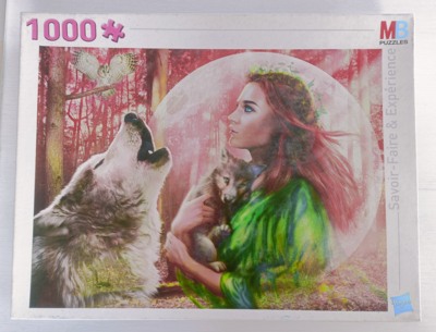 MB Puzzle Fée en forêt et le loup - imagen del puzzle