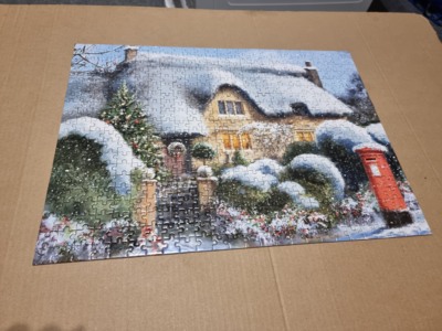 Corner Piece Thatched Cottage - obrázek puzzlí