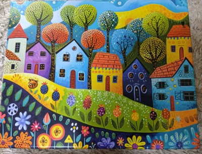 HuaDada Painting Houses - obrázek puzzlí