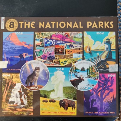 Ceaco 8-in-1 Multipack National Parks #2 Moose - obrázek puzzlí