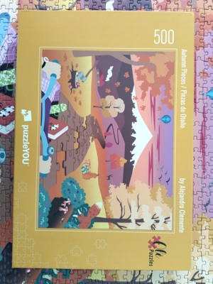 Olé Puzzles Autumn Pieces - obrázek puzzlí