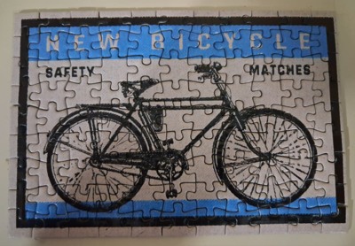 Jigsaw Nation New Bicycle Matchbox Puzzle - obrázek puzzlí
