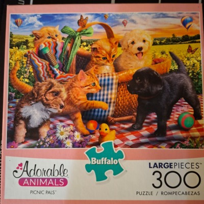 Buffalo Games Adorable Animals: Picnic Pals - obrázek puzzlí