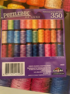 Puzzlebug Colorful Spools of Thread - puzzle image