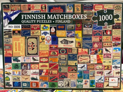 Lautapelit Finnish matchboxes - puzzle image