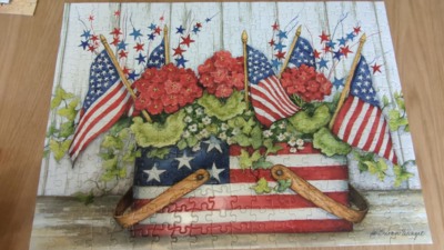Buffalo Games Glorious Geraniums - Puzzlebild