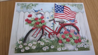 Buffalo Games Red, White and Bike - Puzzlebild