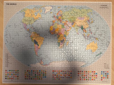 H. W. Stiefel The World - image du puzzle