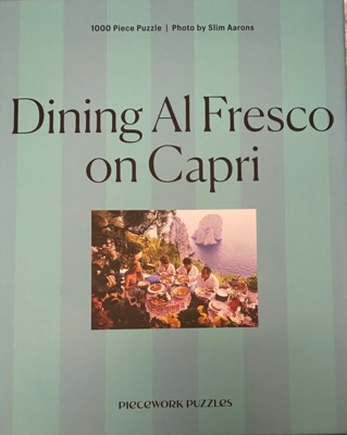 Piecework Dining Al Fresco on Capri - パズル画像