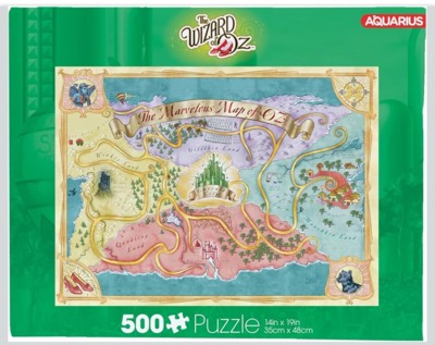 Aquarius The Wizard of Oz Map - obrázek puzzlí