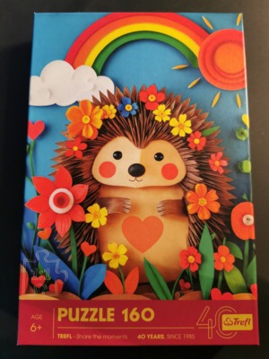 Trefl Share the moments - hedgehog - puzzle image