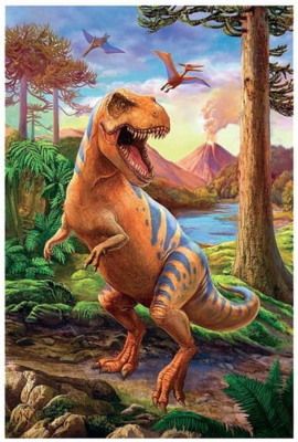 Trefl Amazing Dinosaurs 4 - パズル画像