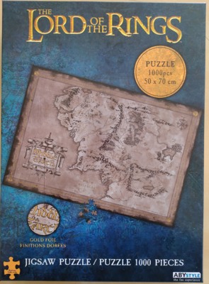 Abystyle Lord of the Rings - The Middle Earth - obrázek puzzlí