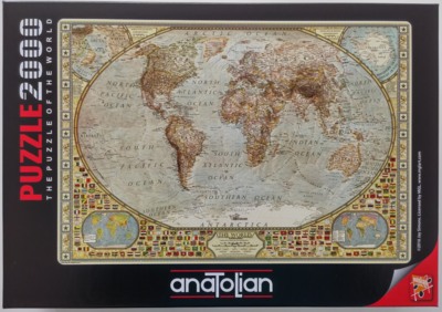 Anatolian World Map - obrázek puzzlí