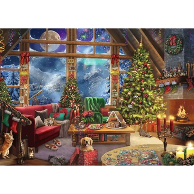 Trefl Christmas in the mountains - imagen del puzzle