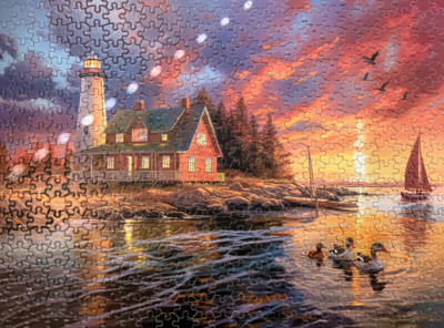 Ceaco Lighthouse Inlet - Puzzlebild