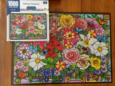 Crown Tiffany Flowers - imagen del puzzle