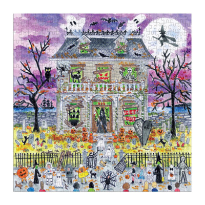 Galison Haunted House: Glow in the Dark by Michael Storrings - imagen del puzzle
