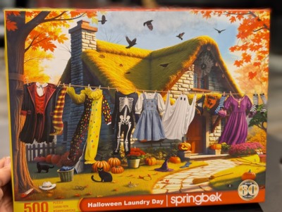 Springbok Halloween Laundry Day - obrázek puzzlí