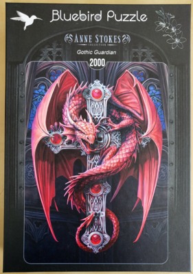 Bluebird Anne Stokes - Gothic Guardian - パズル画像