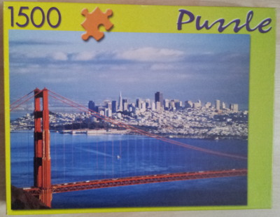 Bookmark San Francisco, Golden Gate Bridge - obrázek puzzlí