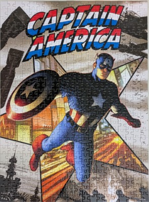 Aquarius Captain America - imagen del puzzle