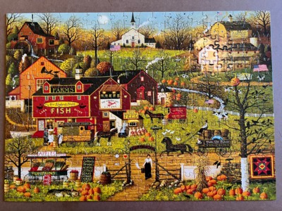 Buffalo Games Blackbirds Roost at Mill Creek - パズル画像