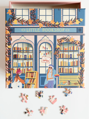 Vissevasse Little Bookshop - puzzle image