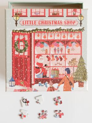 Vissevasse Little Christmas Shop - puzzle image
