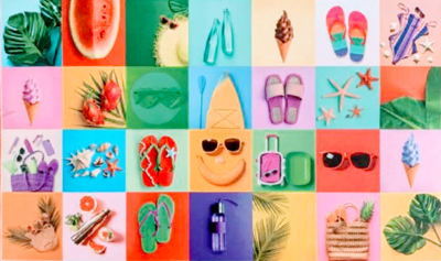 Puzzlebug Summer Fun Collage - imagen del puzzle