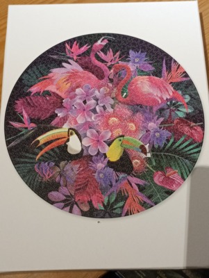 Tedi Papageien und Flamingos - obrázek puzzlí