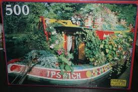 Fame Puzzles Houseboat on River Thames - obrázek puzzlí