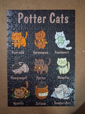 Jigsaw Nation Potter Cats - パズル画像