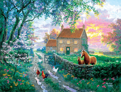 SunsOut English Farm Life - puzzle image