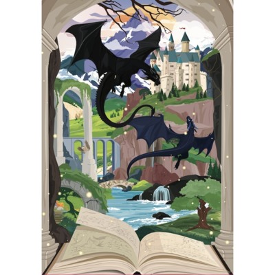 Indigo Once Upon A Dragon - puzzle image