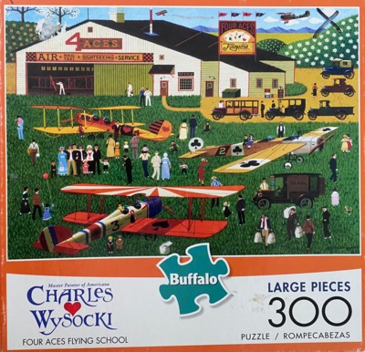 Buffalo Games Four Aces Flying School - obrázek puzzlí