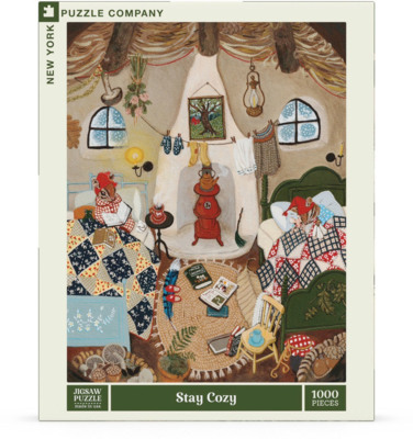 New York Puzzle Company Stay Cozy - puzzle image