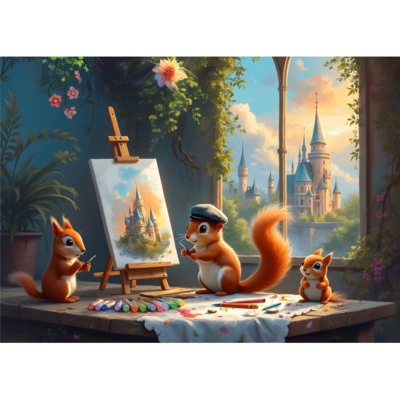 Bluebird The Squirrels' Workshop - obrázek puzzlí