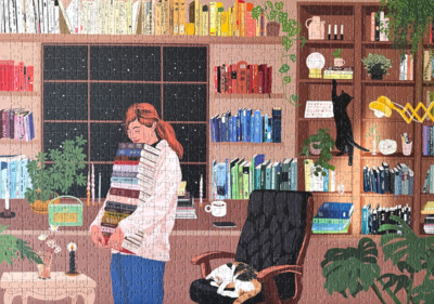 Piecely Reading Room - imagen del puzzle