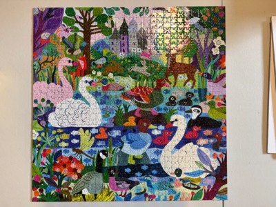 EeBoo Ducks in the Clearing - puzzle image